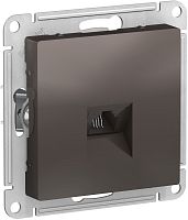 Розетка телефонная без рамки Systeme Electric AtlasDesign 1-м. RJ11 мокко картинка